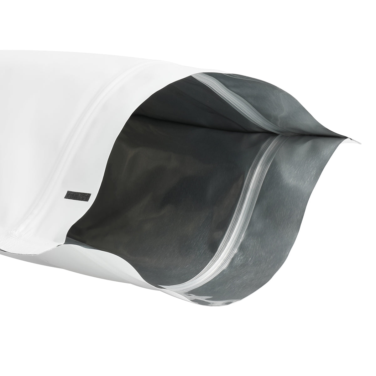 White Matt Stand Up Pouch with Zip Lock