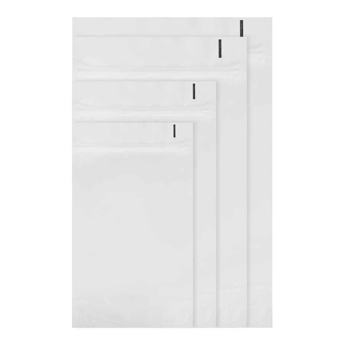 White Matt Stand Up Pouch with Zip Lock