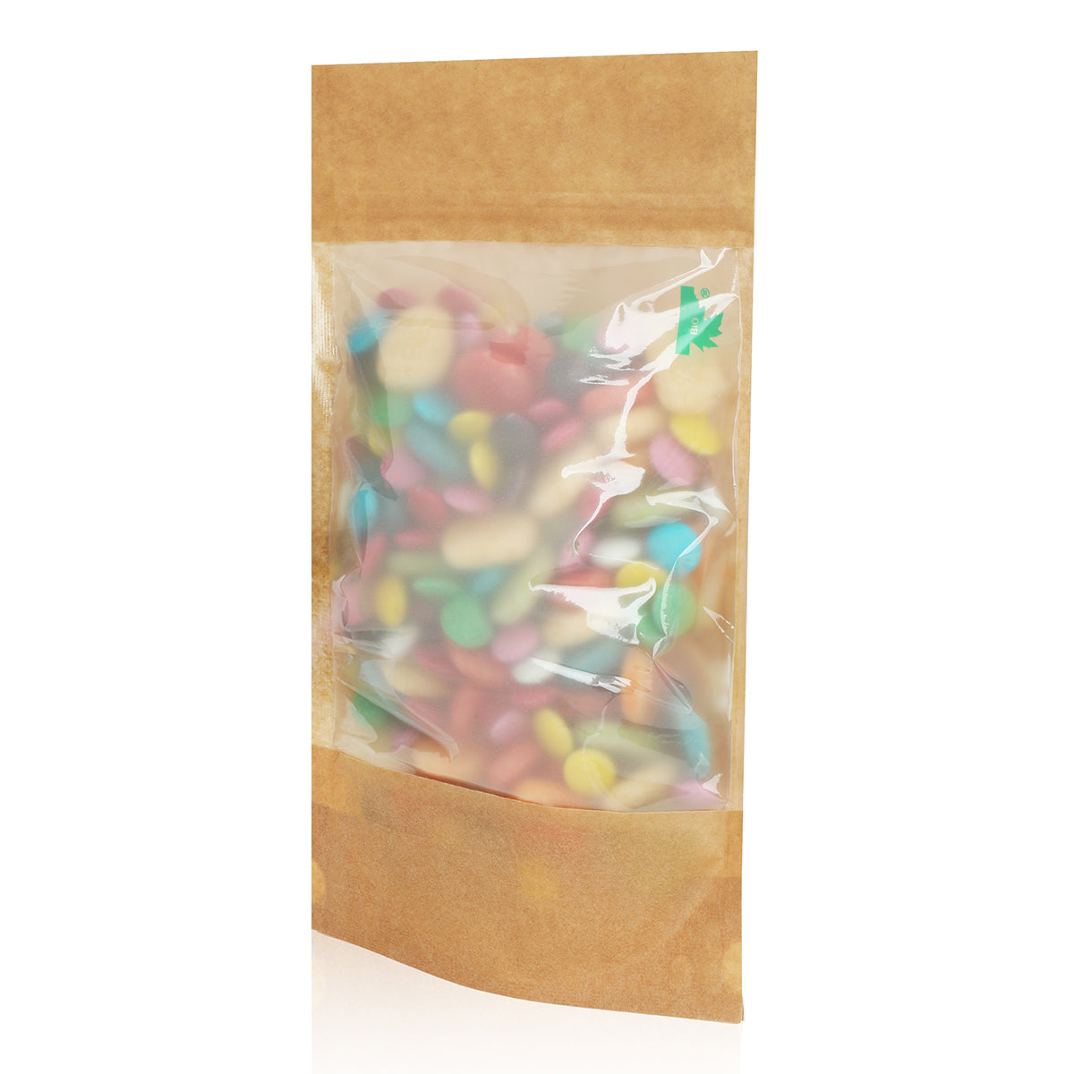 Window Fully Biodegradable Stand Up Pouch with Zip Lock