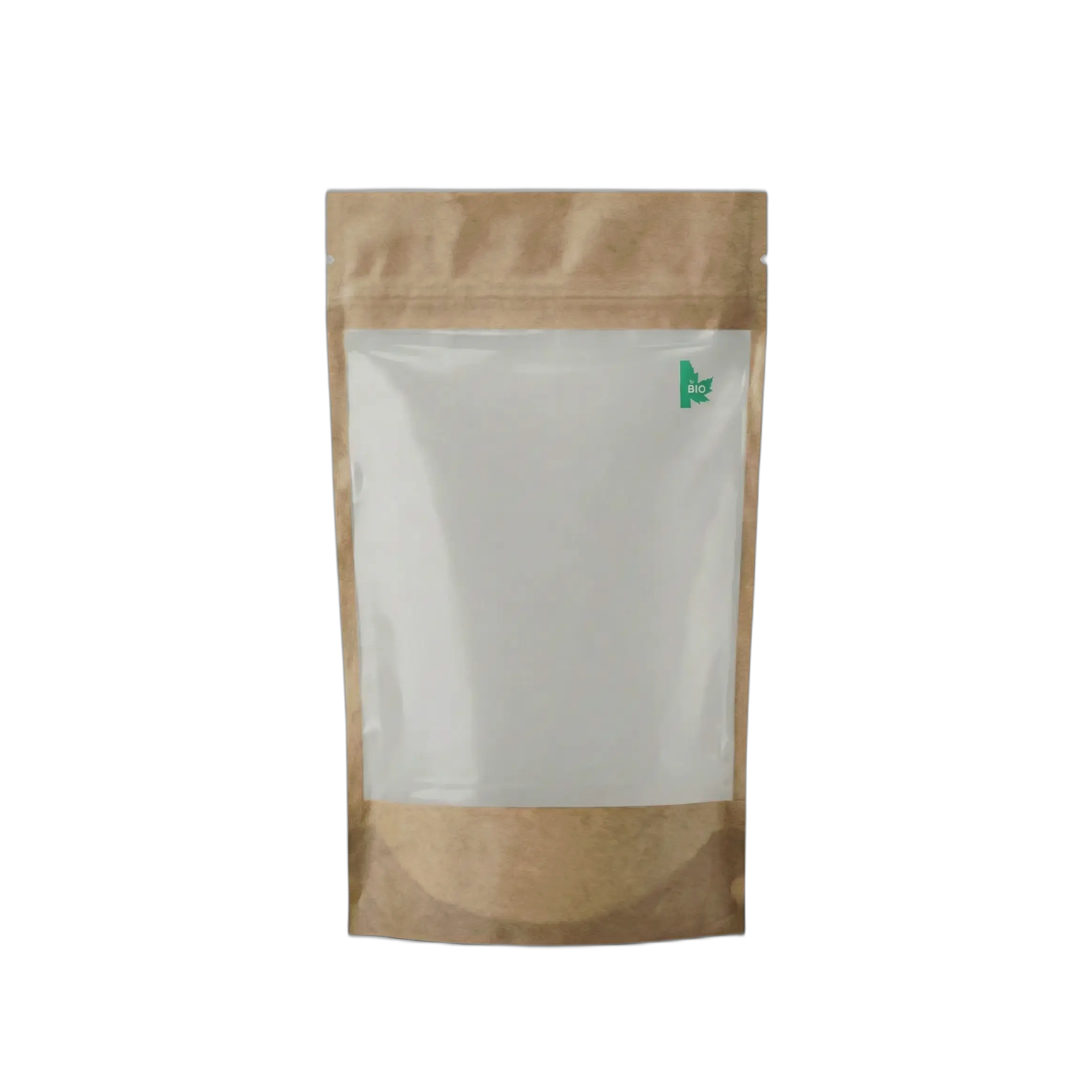 Window Fully Biodegradable Stand Up Pouch with Zip Lock