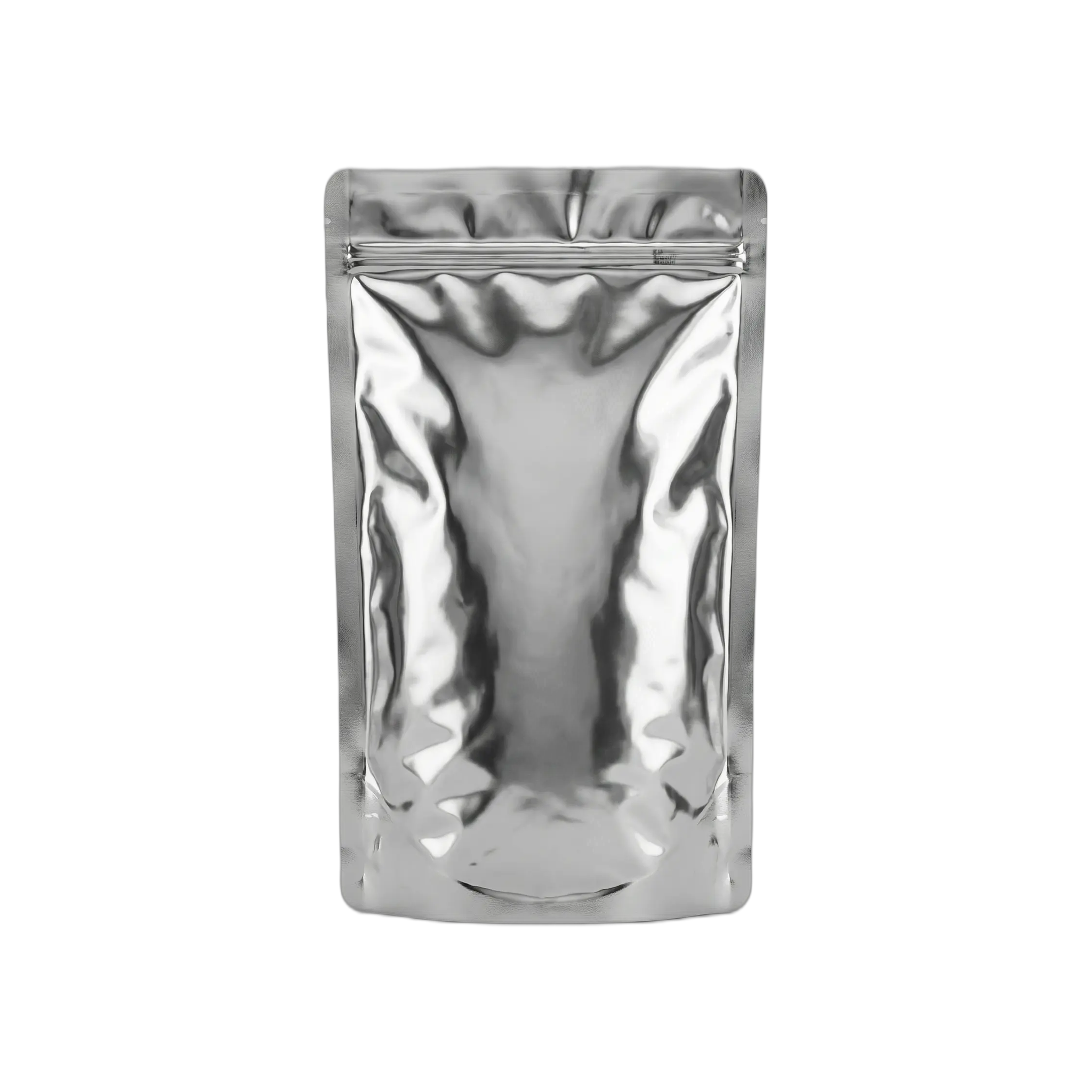 Mylar One Side Transparent Stand Up Pouch with Zip Lock