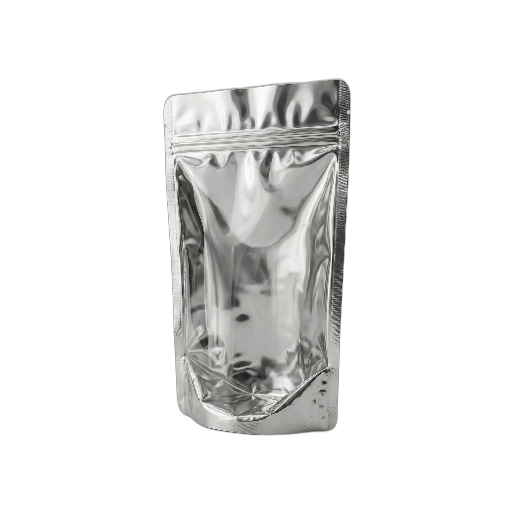 Mylar One Side Transparent Stand Up Pouch with Zip Lock