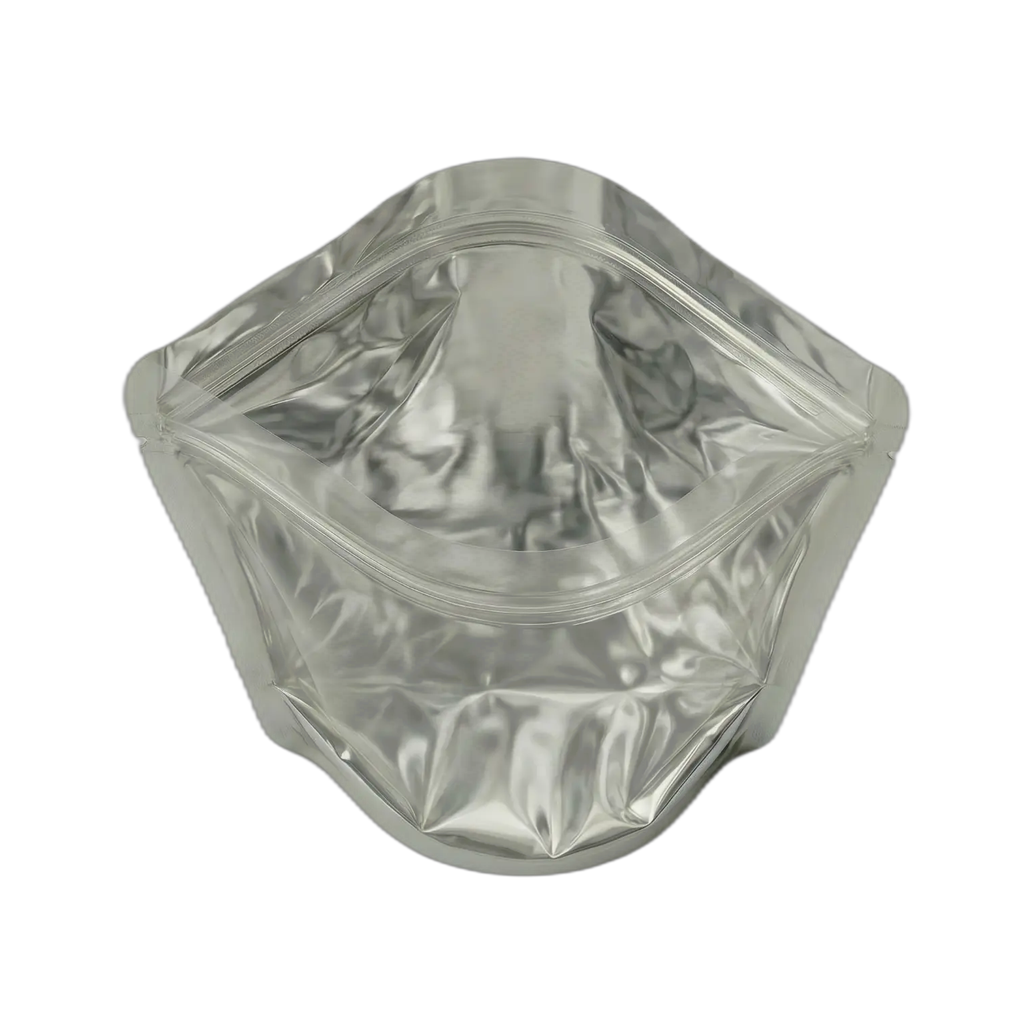 Mylar One Side Transparent Stand Up Pouch with Zip Lock