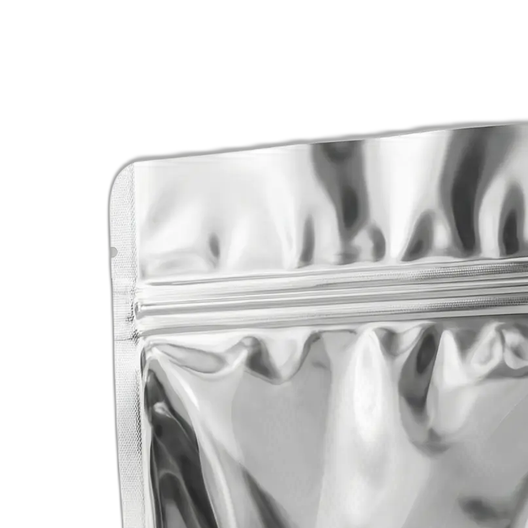 Mylar One Side Transparent Stand Up Pouch with Zip Lock