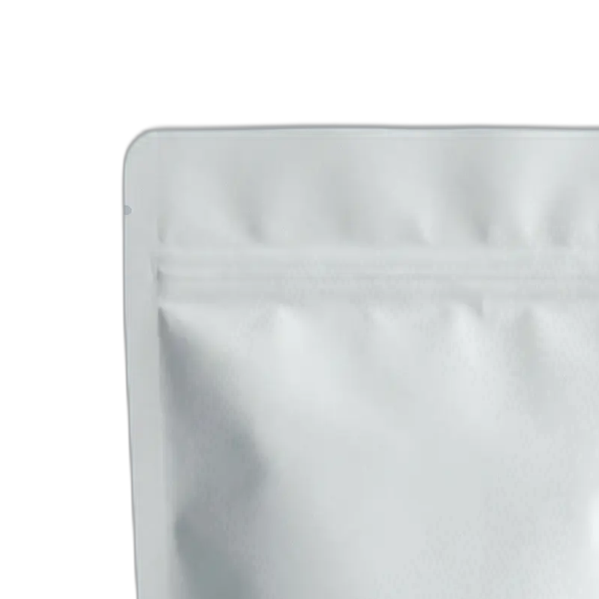 White Kraft Paper Window Stand Up Sealable Pouch with Zip Lock