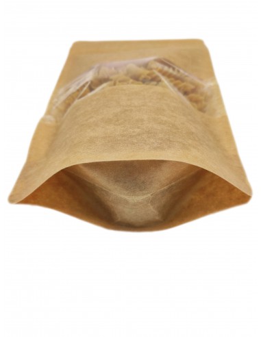 Kraft Paper Stand up Pouch Mylar Bag Heat Seal Food Grade Zip Lock