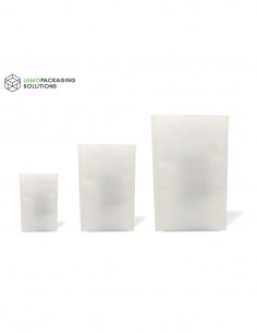 Recyclable White Paper Flat Pouch