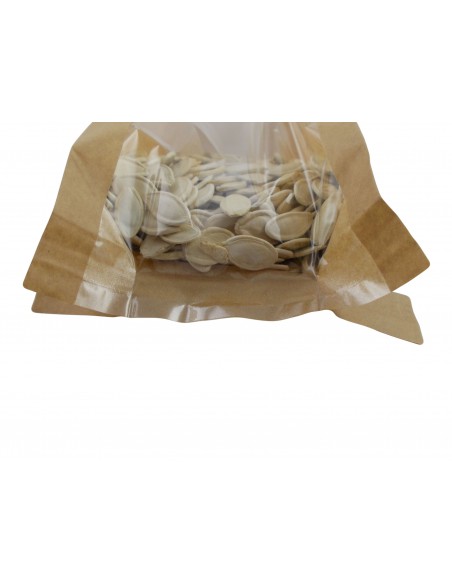 Heat Seal Kraft Brown Paper Bags - Window - Food Grade