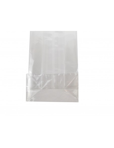 Transparent/Heat Seal Gusset pouch/bag with clear block bottom/gift/food