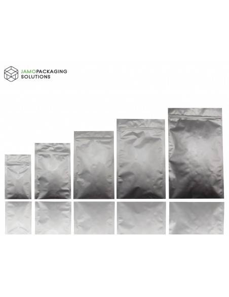 Mylar Foil Bags, Aluminium Sachet Pouch with ziplock Heat Seal Food Grade