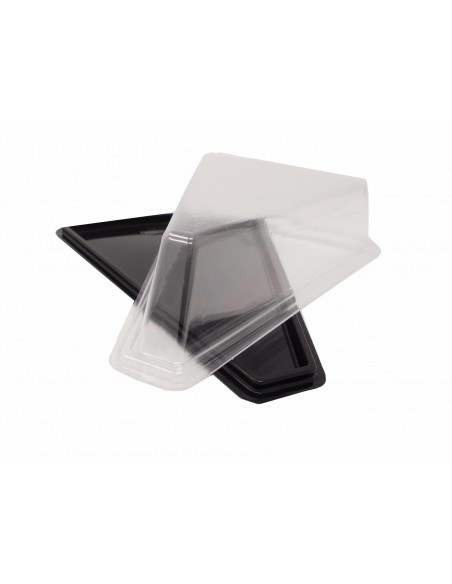 Clear Plastic Take-Out Triangle Cake Cheese Food Sandwich Container/ Carry Box