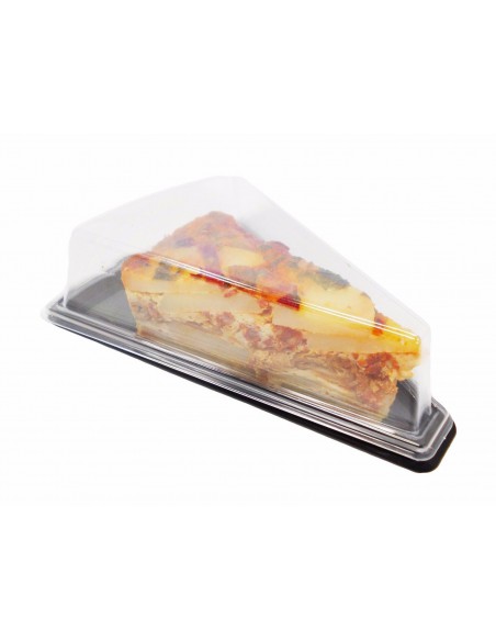 Clear Plastic Take-Out Triangle Cake Cheese Food Sandwich Container/ Carry Box