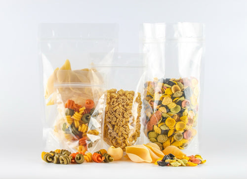 Clear pouches