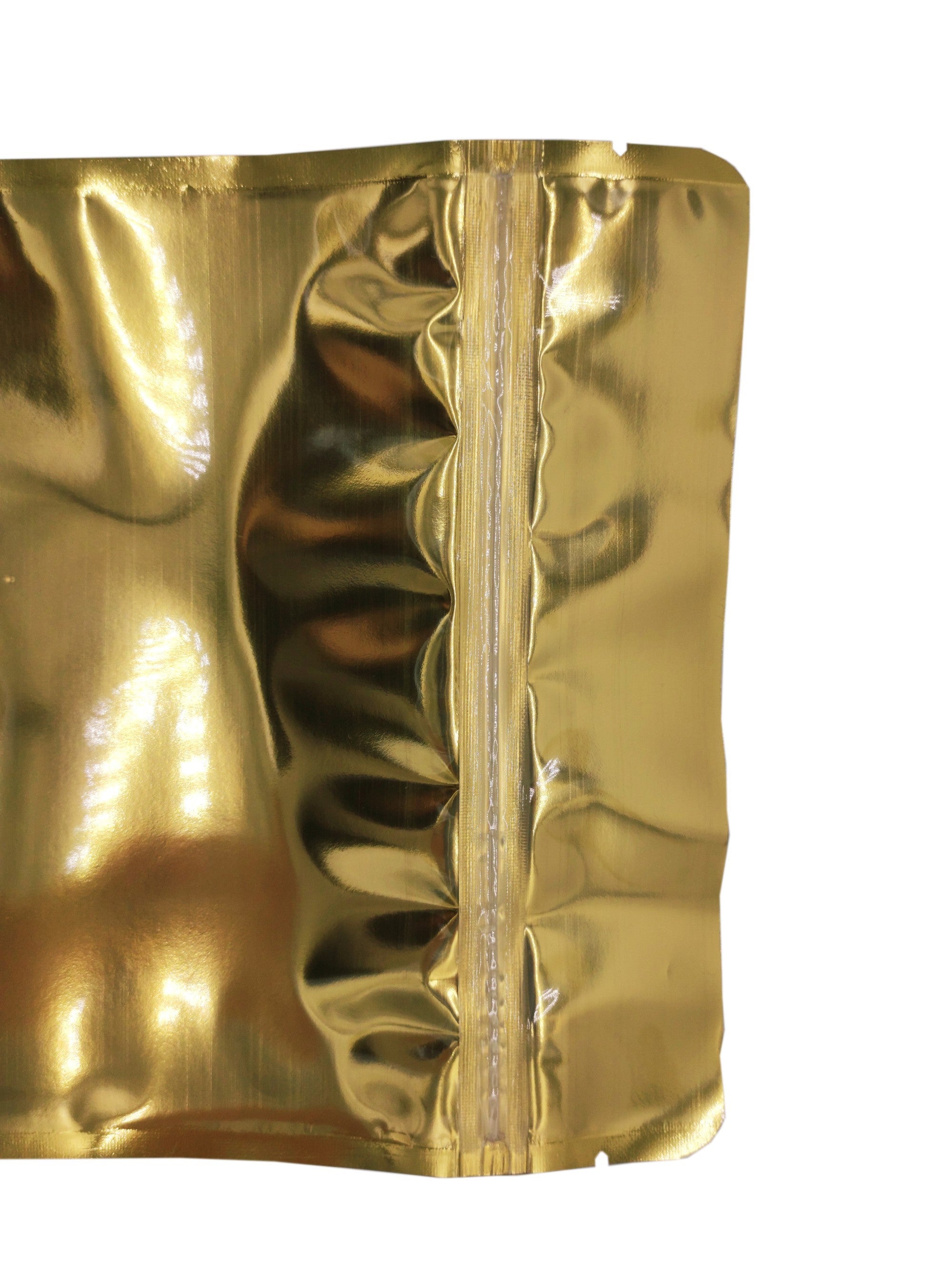 Mylar One Side Transparent Stand Up Pouch with Zip Lock