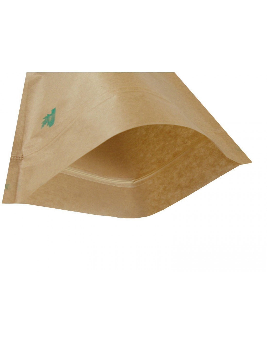 Kraft Paper Fully Biodegradable Stand Up Pouch with Zip Lock