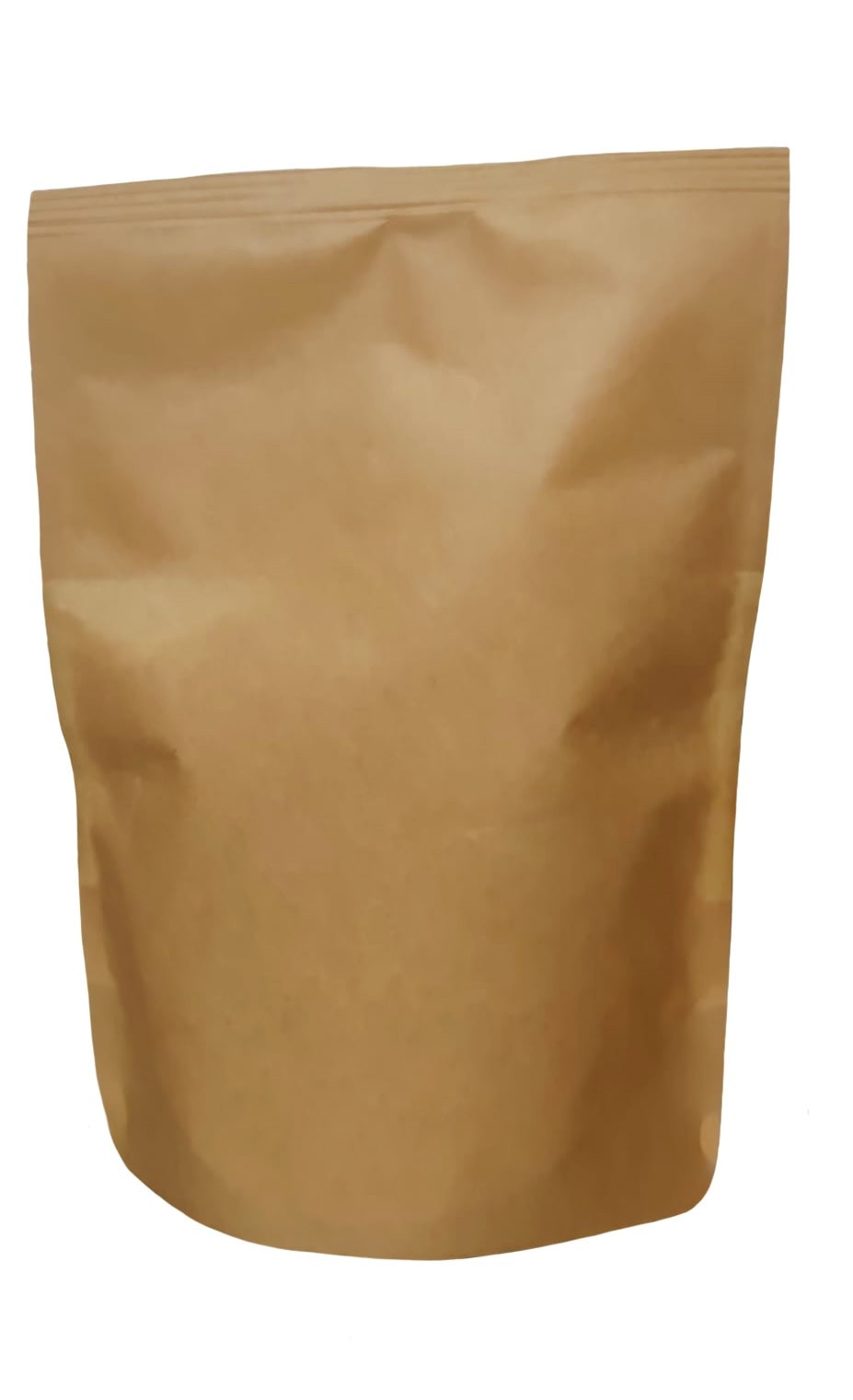 Kraft Paper Window Stand Up Sealable Pouch without Zip Lock