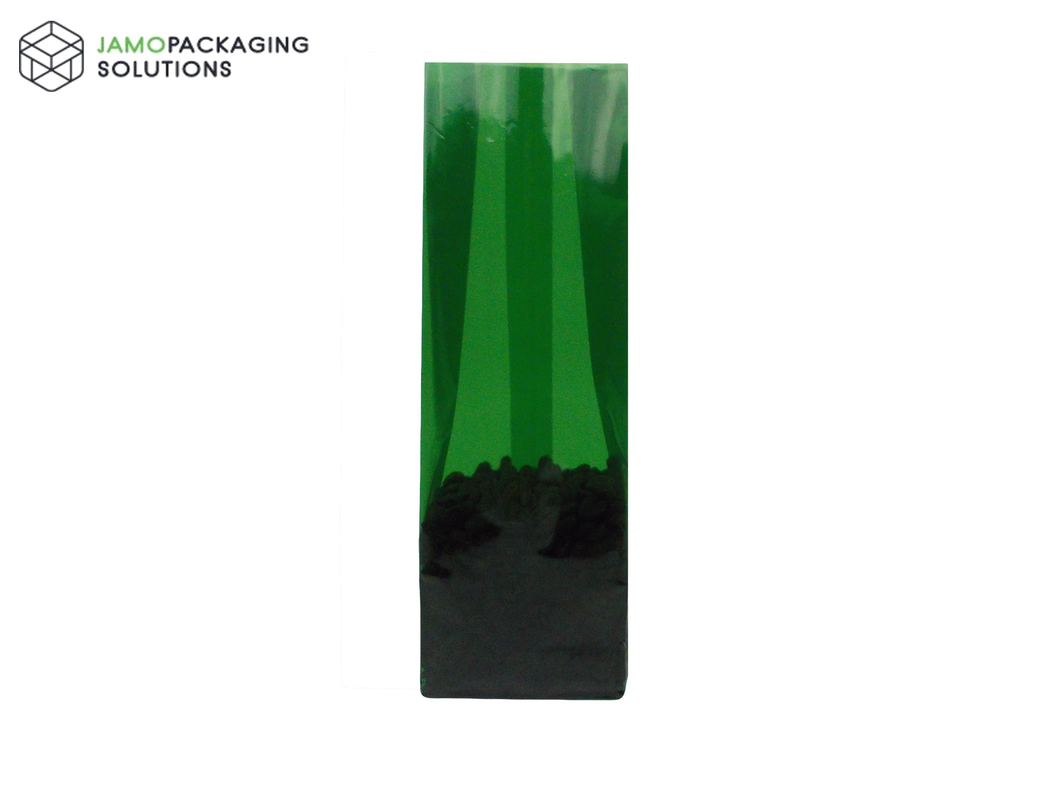 Transparent/Heat Seal Gusset pouch/bag with clear block bottom/gift/food