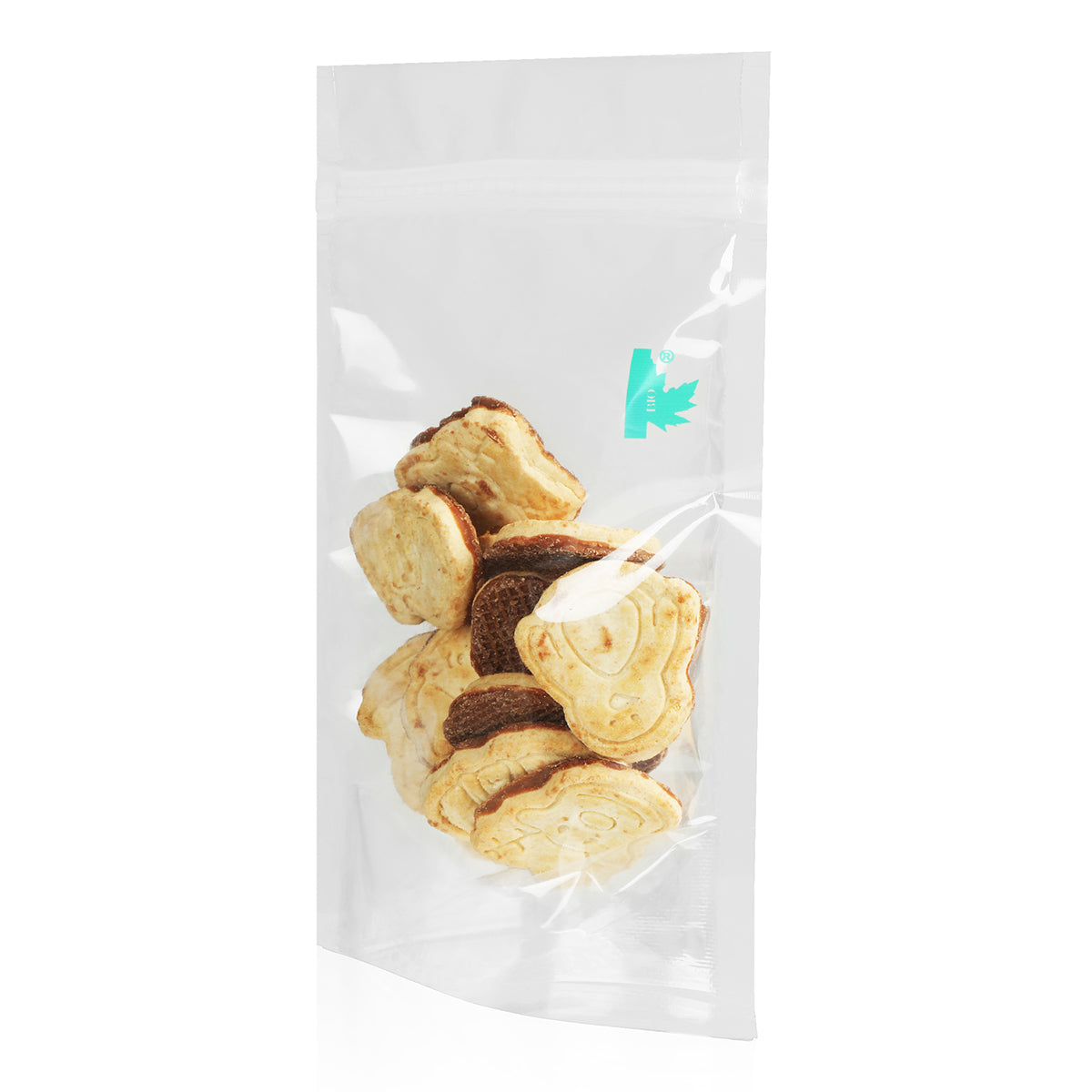 Transparent Fully Biodegradable Stand Up Pouch with Zip Lock