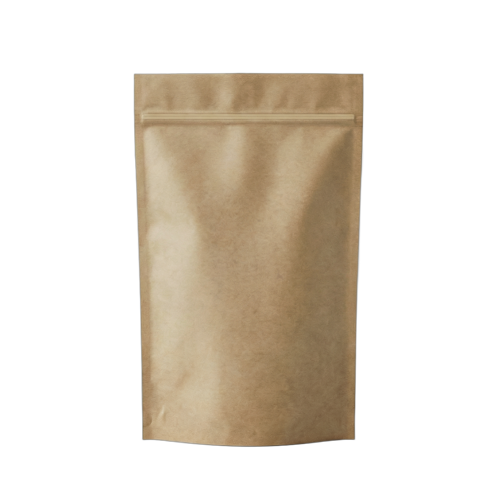 Extra Thick Kraft Paper Stand Up Pouch with Zip Lock