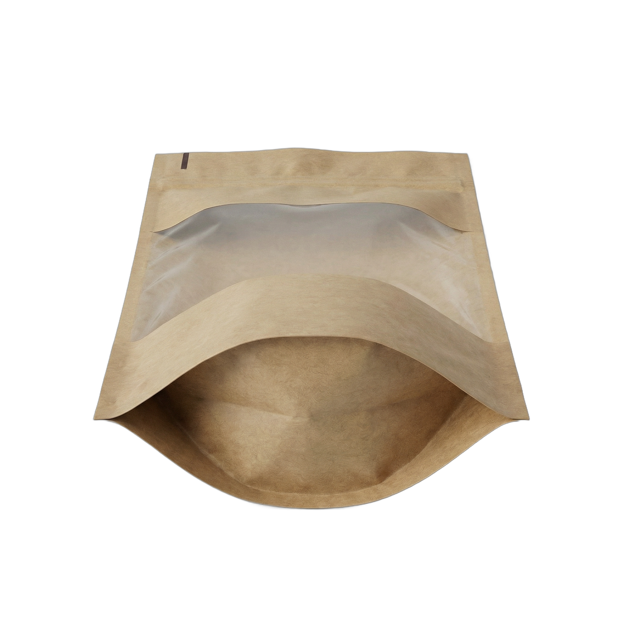 Extra Thick Kraft Paper Stand Up Pouch with Zip Lock
