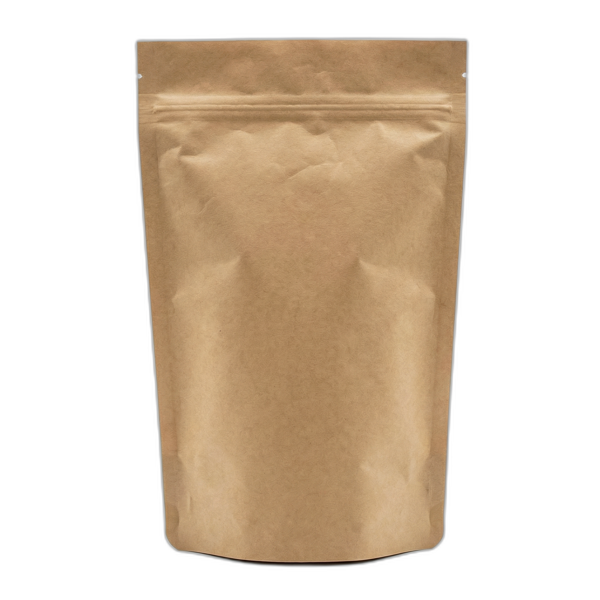 Window Kraft Paper Stand Up Pouch With Zip Lock