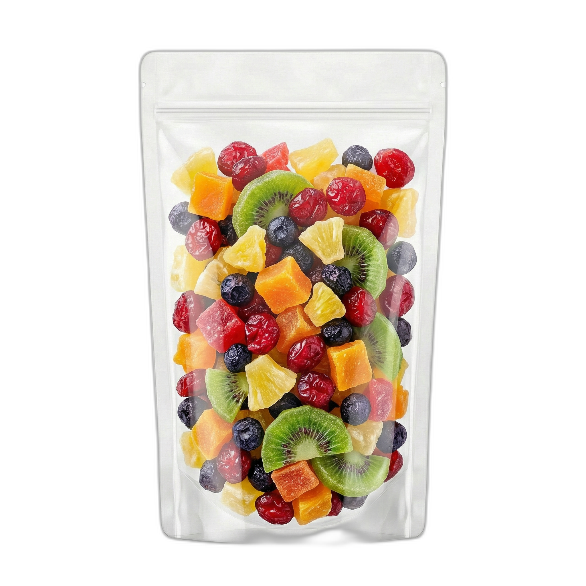 Transparent Stand Up Pouch Sealable With Zip Lock