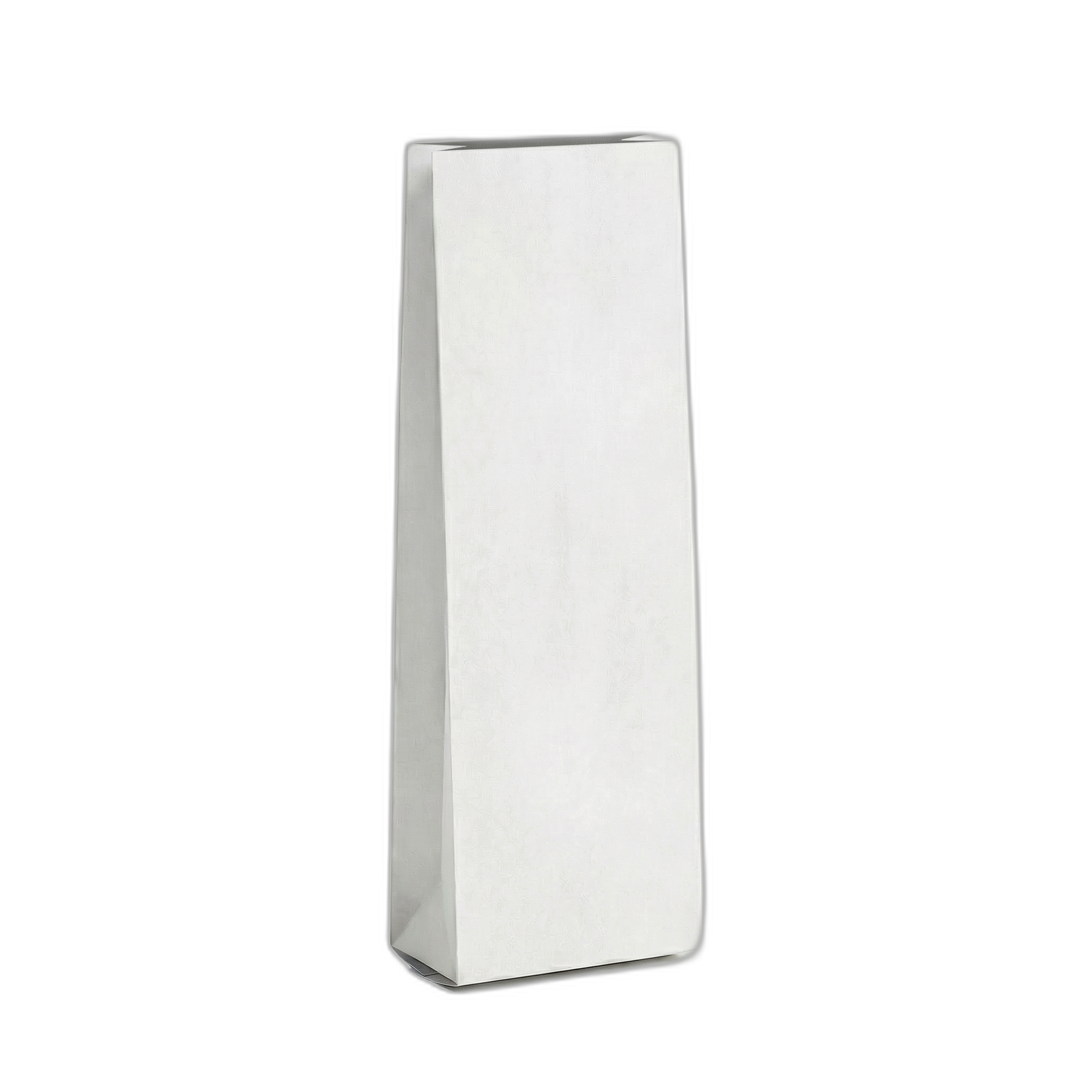 White Paper Recyclable Side Gusset Pouch