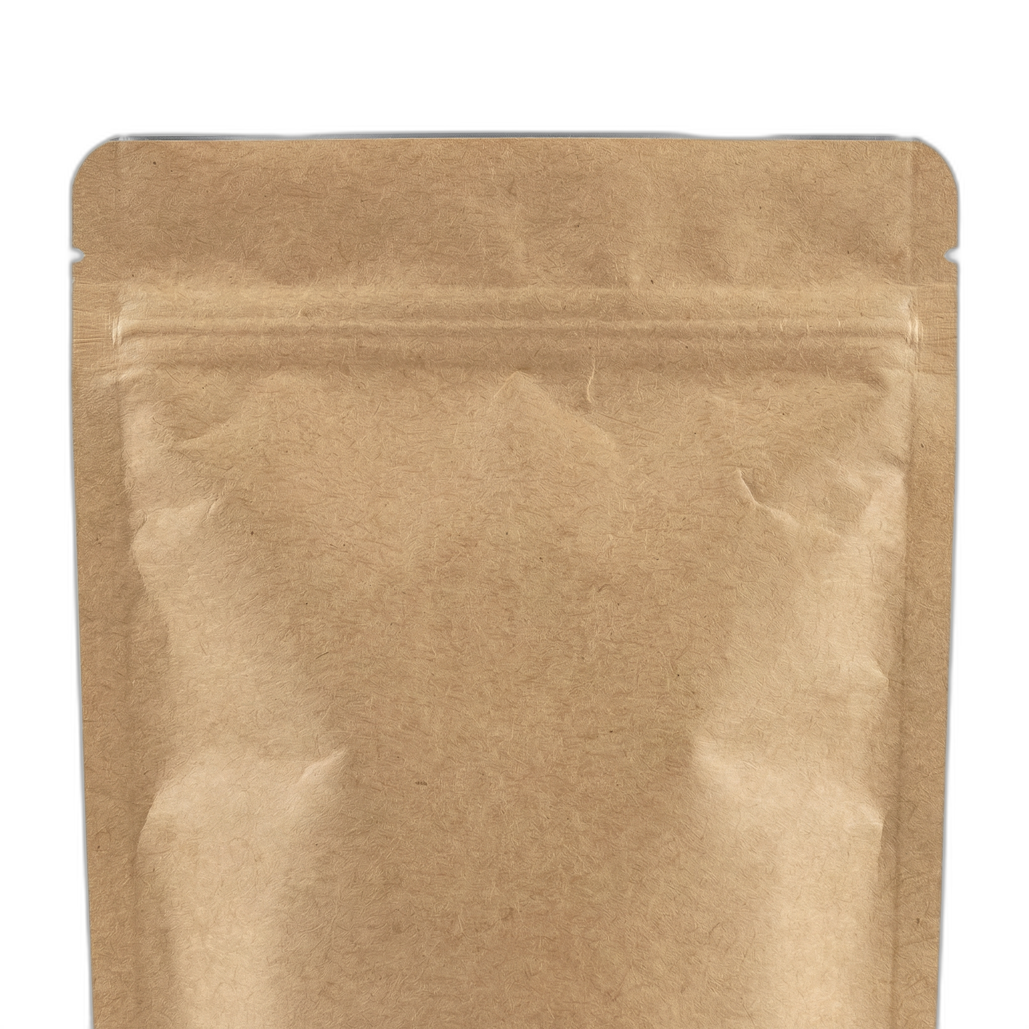Kraft Paper Aluminium Stand Up Pouch with Zip Lock and Tear Notch