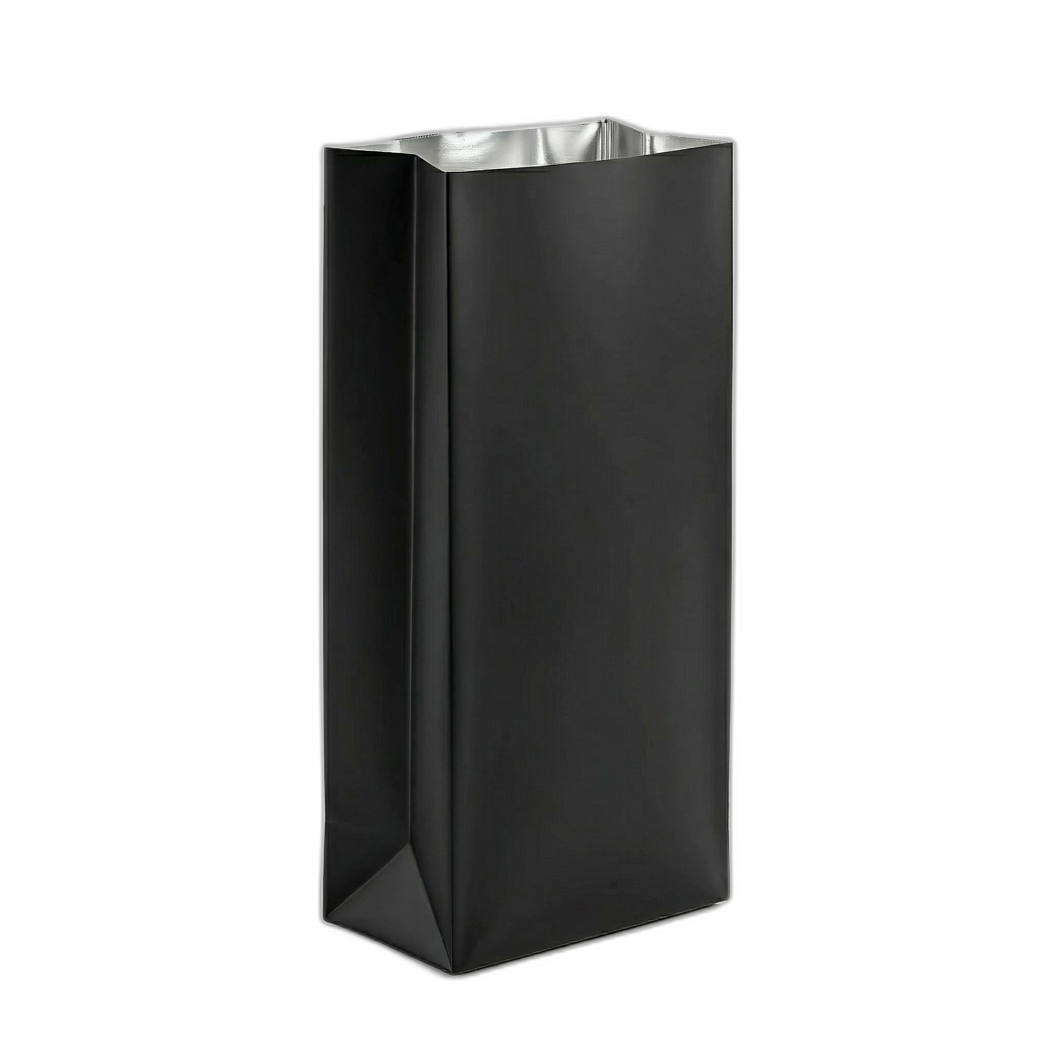 Black Matt Aluminium Side Gusset Pouch