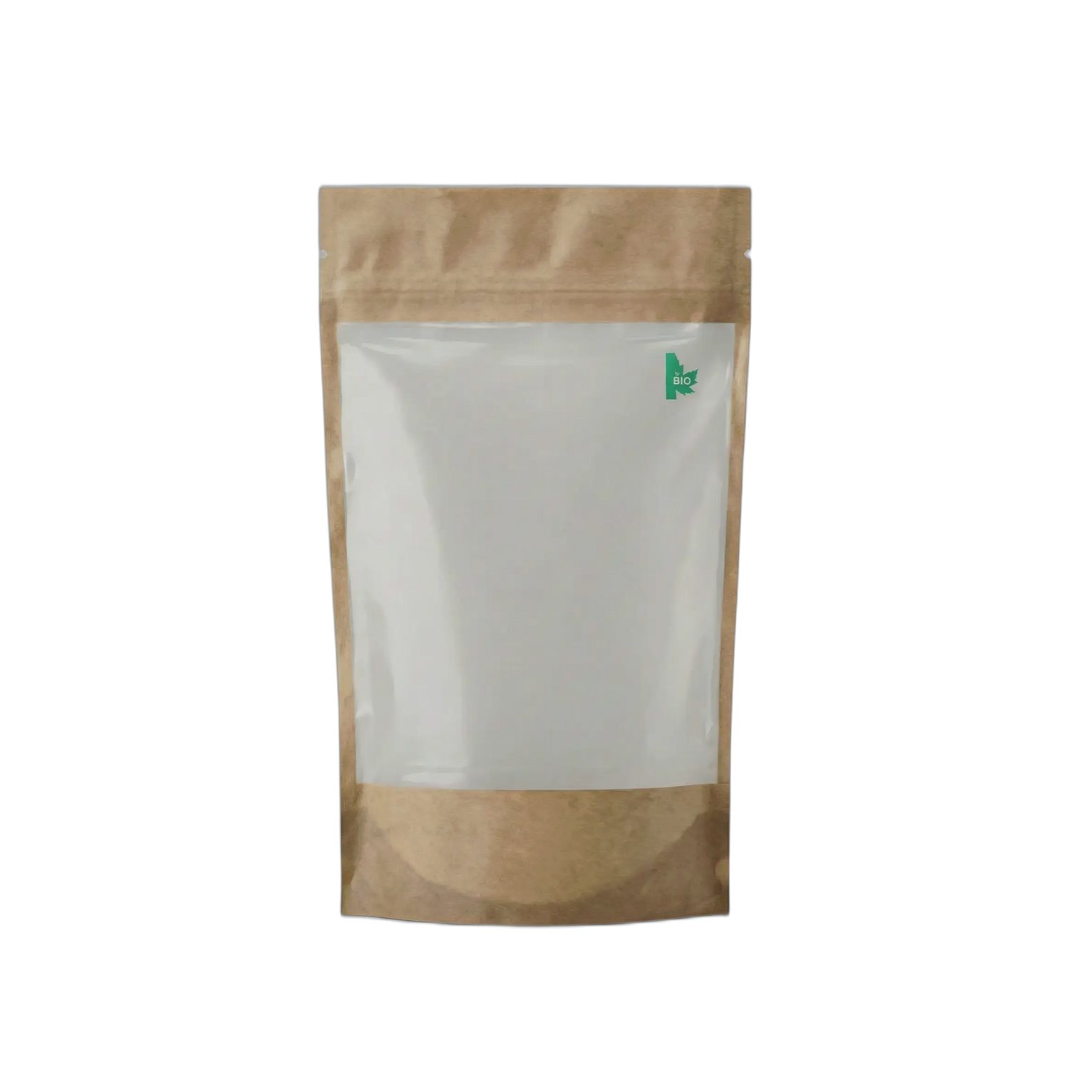 Window Fully Biodegradable Pouch with Zip Lock