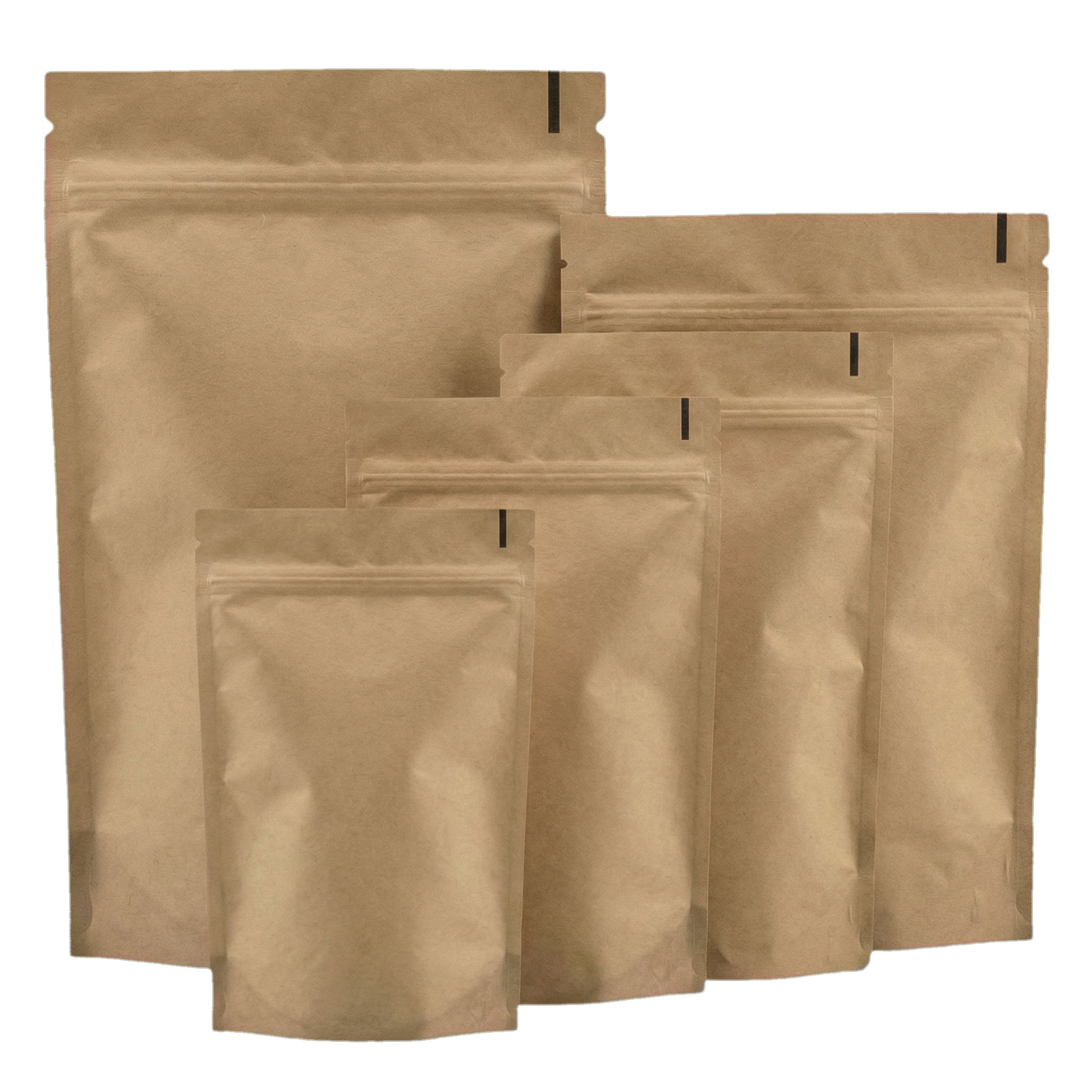 Kraft Paper Stand Up Pouch with Zip Lock