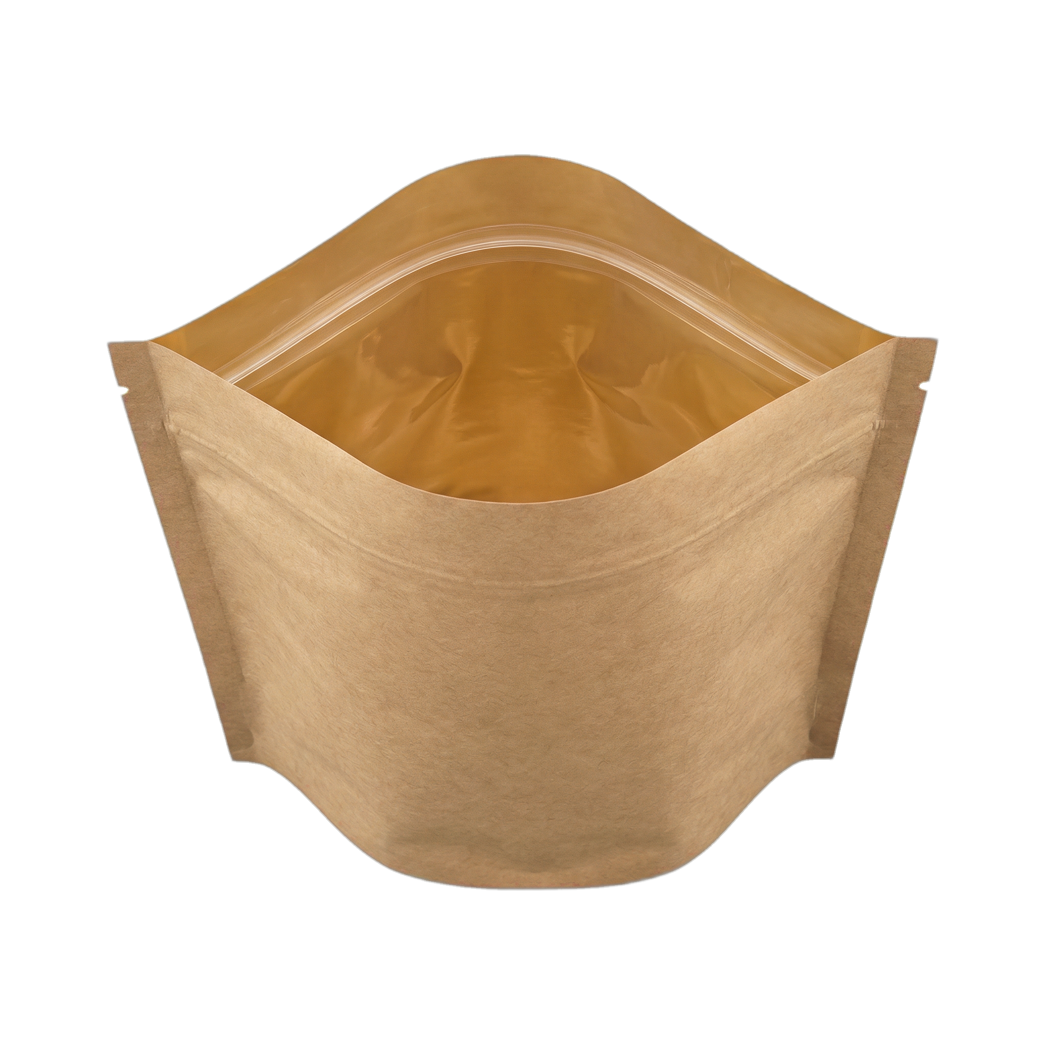 Kraft Paper Stand Up Pouch with Zip Lock