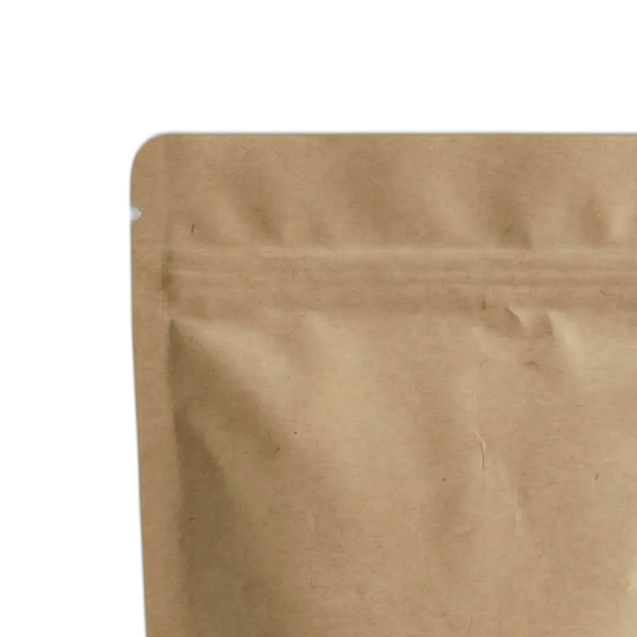 Kraft Paper Window Stand Up Sealable Pouch with Zip Lock